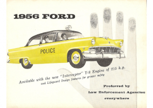 1956 Ford Police
