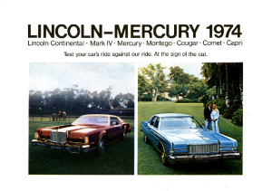 1974 Lincoln Mercury Full Line