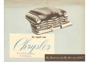 1950 Chrysler Foldout