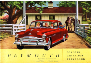 1951 Plymouth Concord-Cambridge-Cranbrook