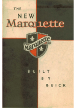 1930 Marquette Booklet