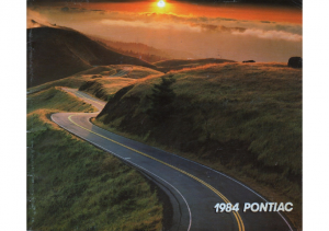 1984 Pontiac Full Line Prestige
