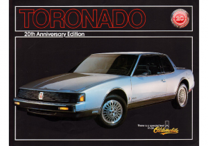 1986 Oldsmobile Toronado 20th Ann Edition