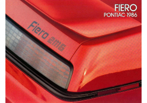 1986 Pontiac Fiero CN