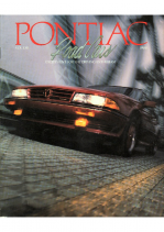 1988 Pontiac Full Line Prestige