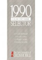 1990 Oldsmobile Cutlass Colors