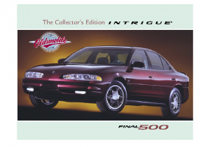 2002 Oldsmobile Intrigue Final 500