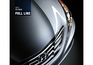 2013 Hyundai Full Line