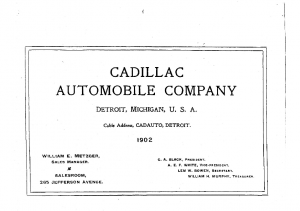 1902 Cadillac