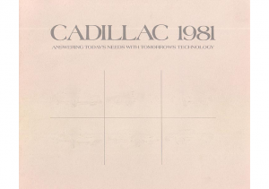 1981 Cadillac Prestige