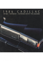 1986 Cadillac Full Line