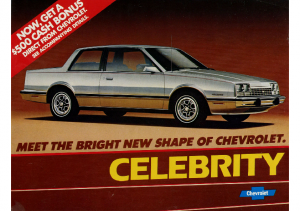 1983 Chevrolet Celebrity Intro