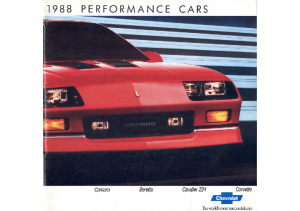 1988 Chevrolet Performance Cars