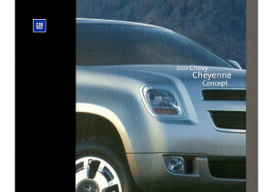 2003 Chevrolet Cheyenne – Concept