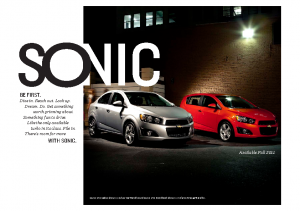 2012 Chevrolet Sonic Intro