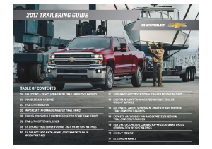 2017 Chevrolet Trailering-Towing Guide